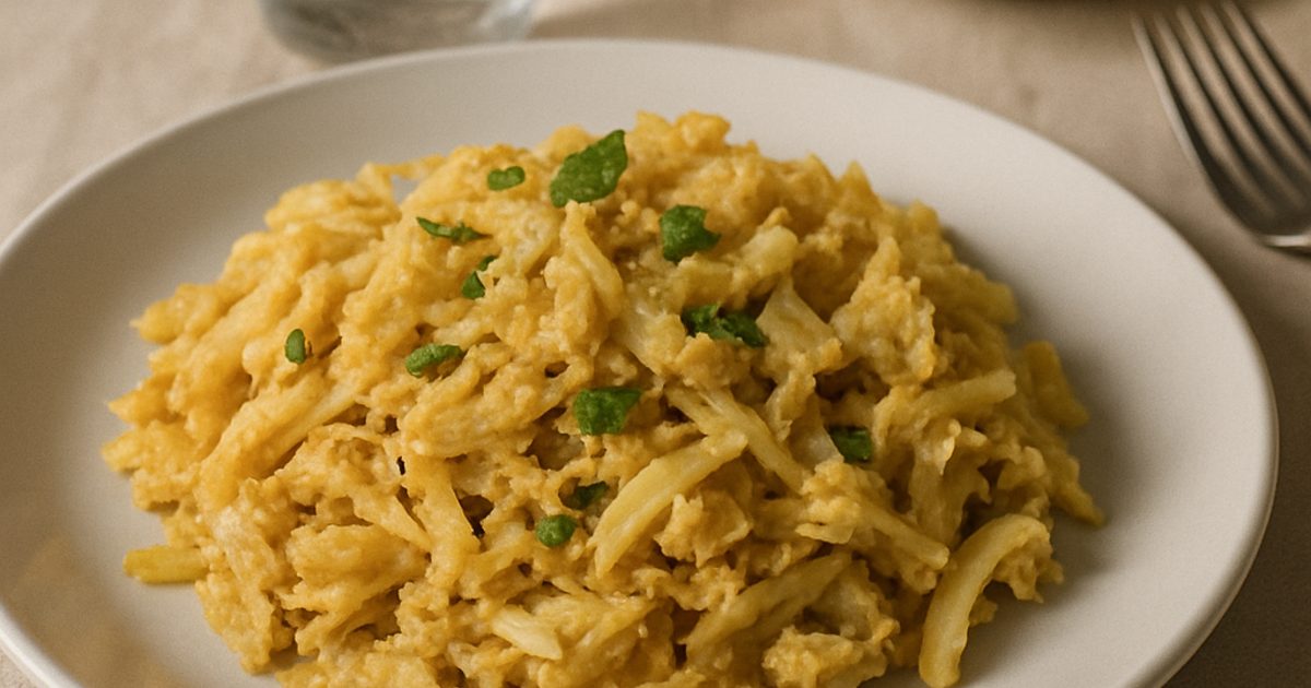 Bacalhau à Brás com Batata e Ovo