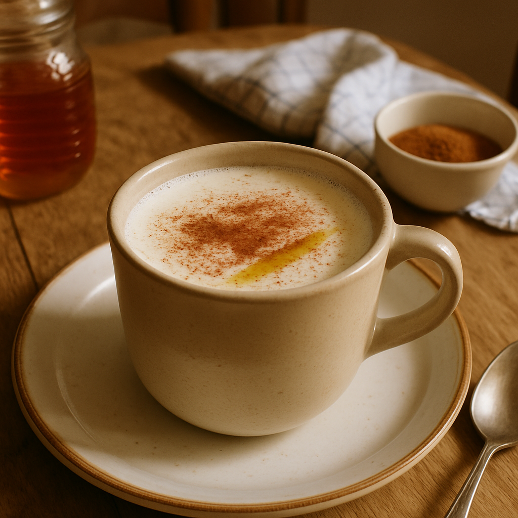Leite Dourado com Canela